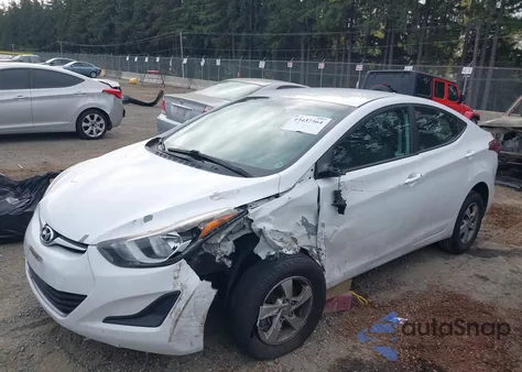 2015 Hyundai Elantra Se из США, поврежденный, VIN 5NPDH4AE8FH633109